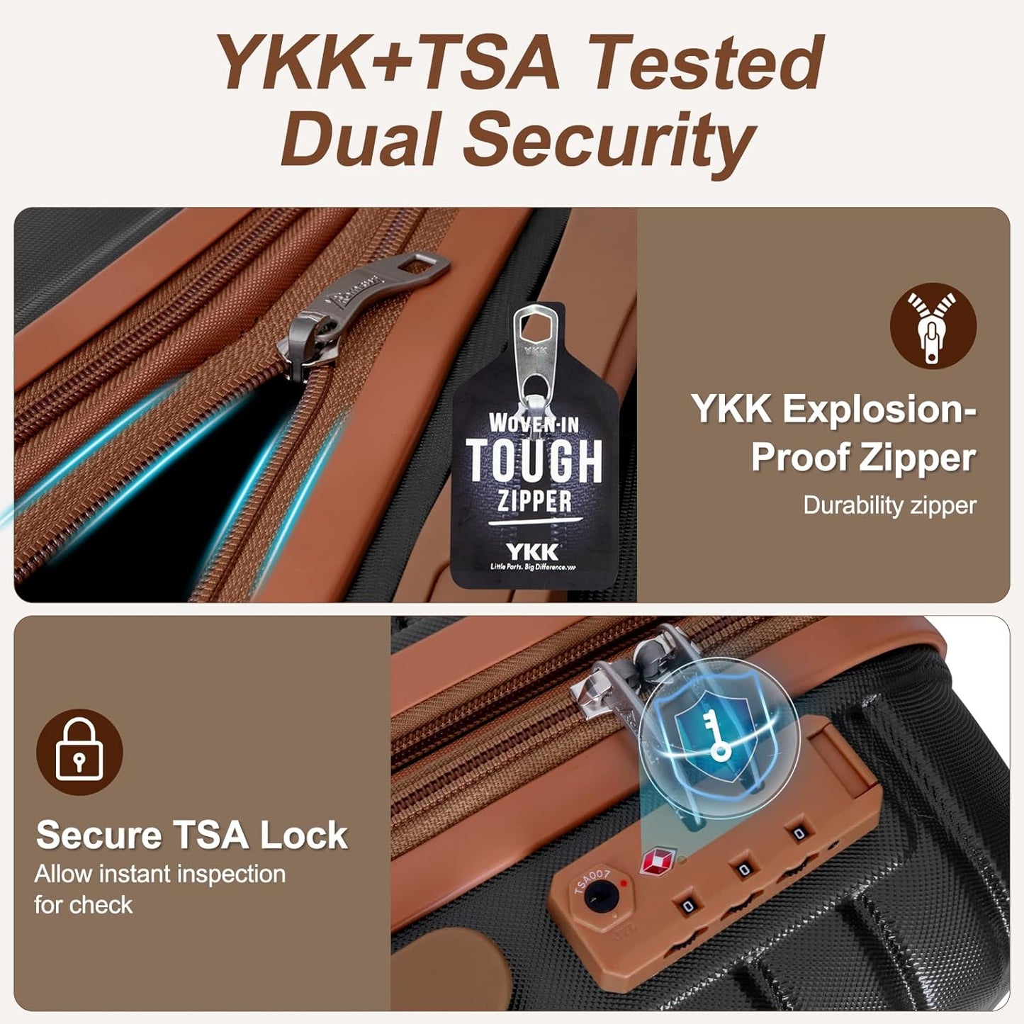 Romswi Expandable 22" Carry On Luggage,Hardshell Suitcase with Double Spinner Wheels for 20% More Space, Airline Approved Lightweight Hardside Luggage, Scratch-Resistant & YKK Zipper,Black