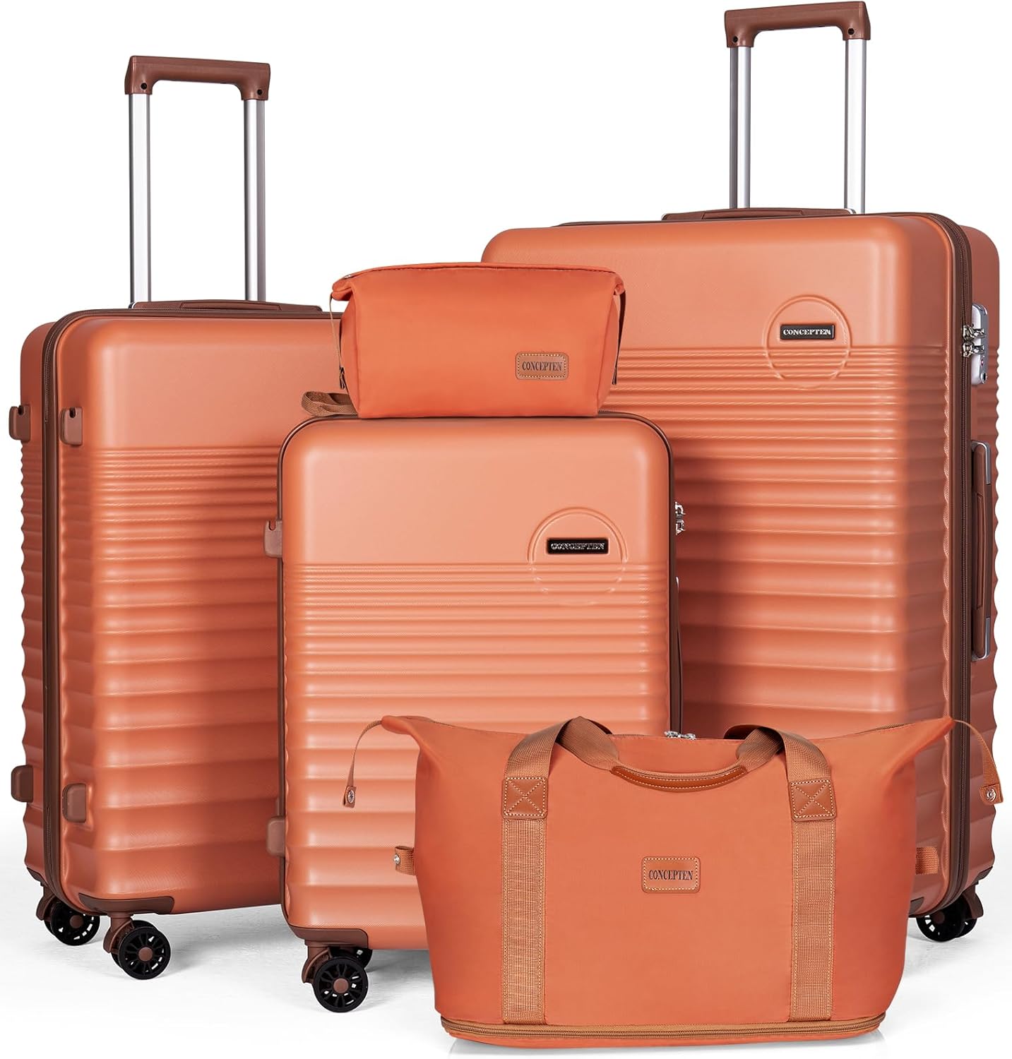 Luggage Sets 5 Piece, Suitcases with Wheels, Hardshell Suitcase Set, ABS Carry on Luggage Set with TSA Lock, Travel Luggage