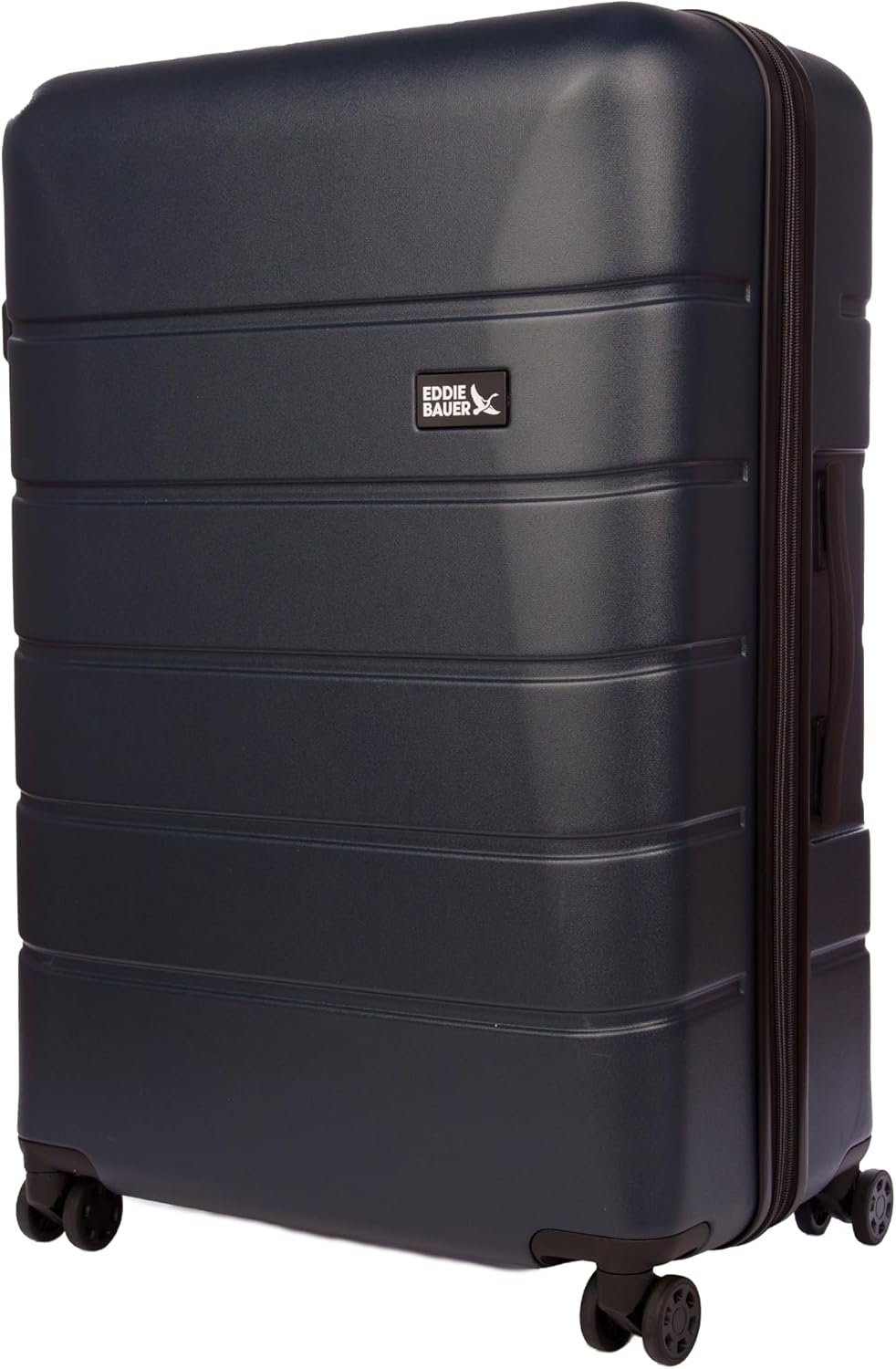 Eddie Bauer Glacier Checked 30" Luggage | Hardside | Spinner Wheels | Expandable | Lightweight | Travel Essentials - Storm Blue