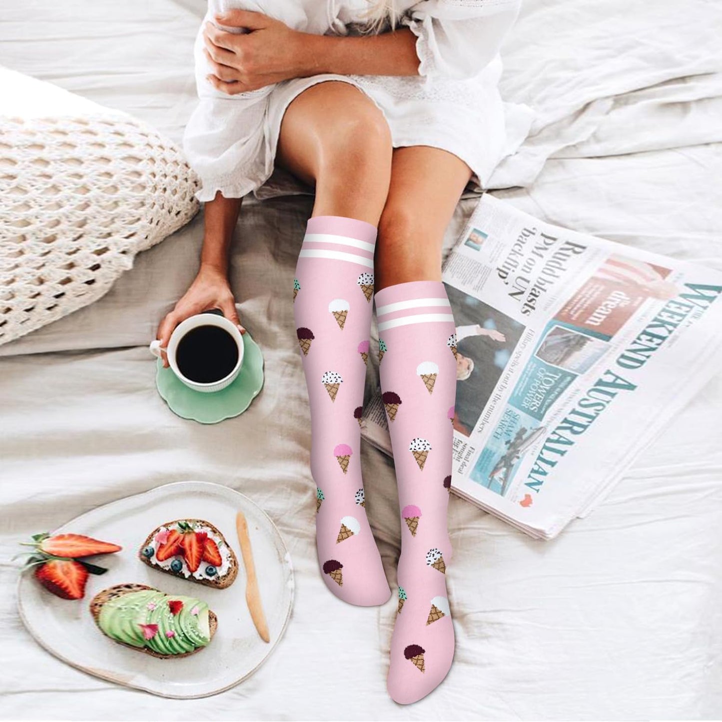 6 Pack Copper Compression Socks for Women and Men Circulation-Best Support for Medical, Running,Nursing,Athletic