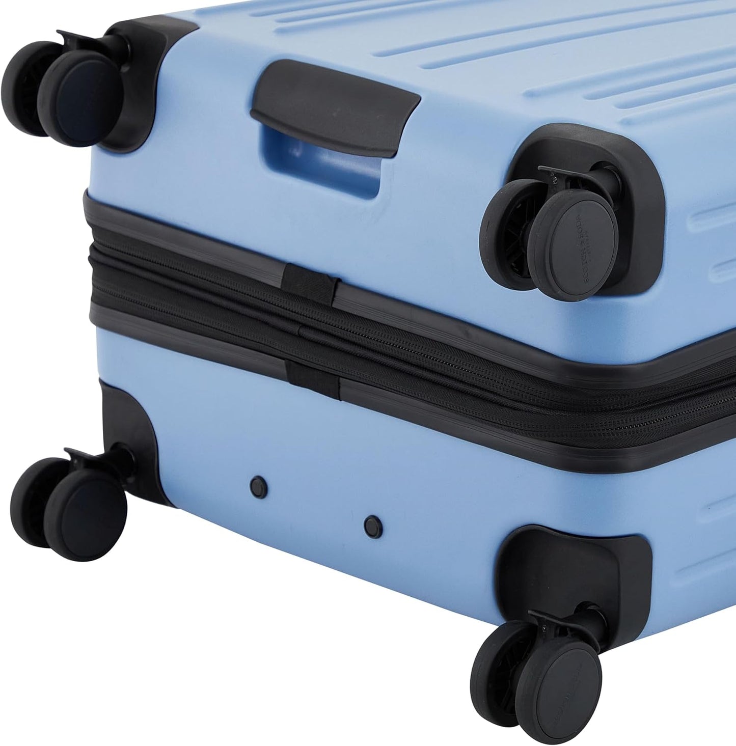 Scotch & Soda Eindhoven Wing-On Expandable Luggage, Mystic Blue, 3 Piece Set