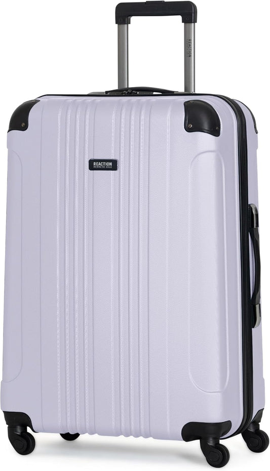 Kenneth Cole REACTION Bounds Lightweight Hardshell 4-Wheel Spinner Luggage, Lavender, 28-Inch Checked
