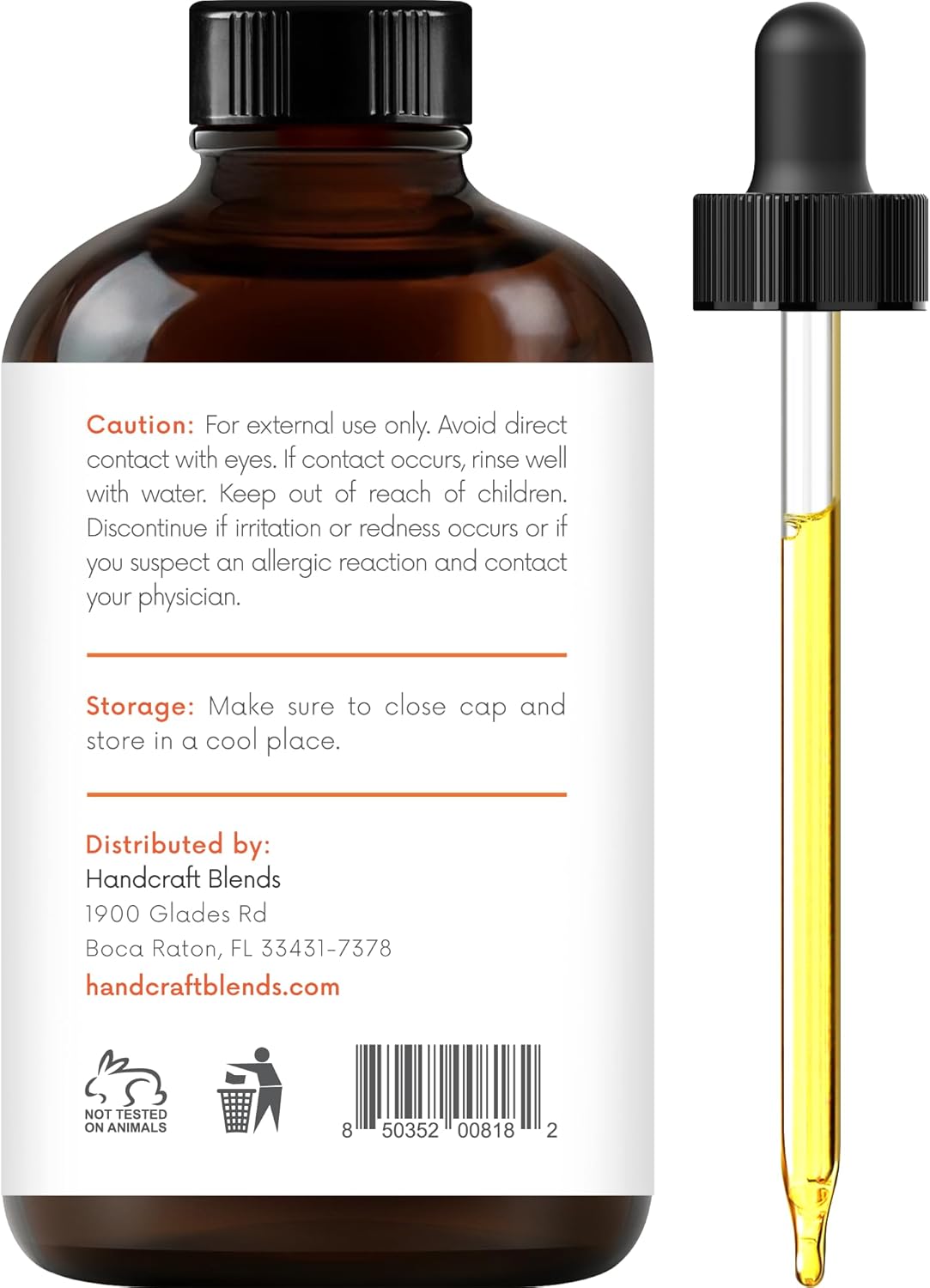 Handcraft Blends Orange Essential Oil – Huge 4 Fl Oz – 100% Pure and Natural – Premium Grade Essential Oil for Diffuser and Aromatherapy, Skin, Massage, Candle and Soap Making Fragrance