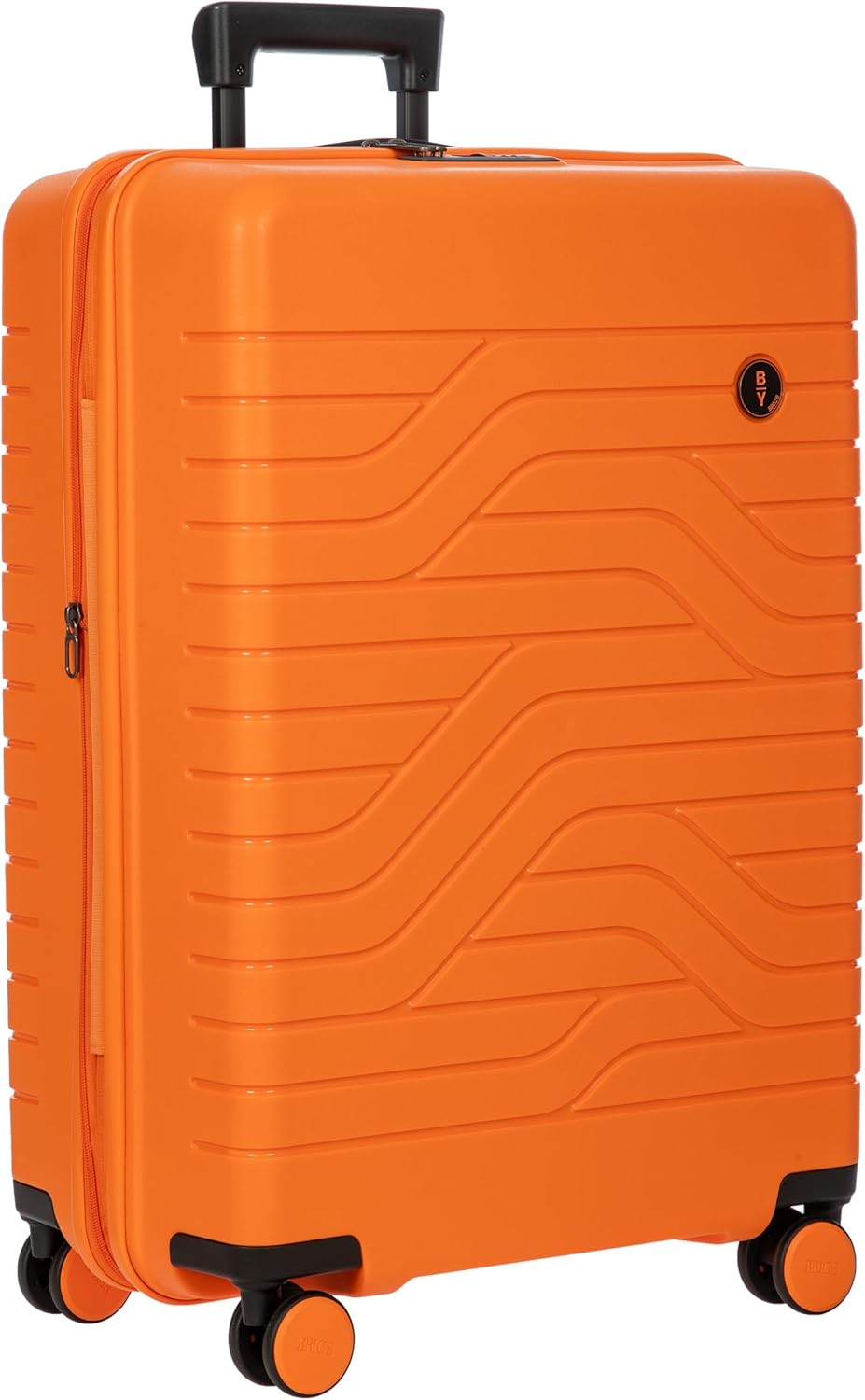 Bric's B|Y Ulisse Spinner Suitcase, Expandable Hard Shell Luggage with TSA Lock and Smooth 360° Wheels 28" – Orange