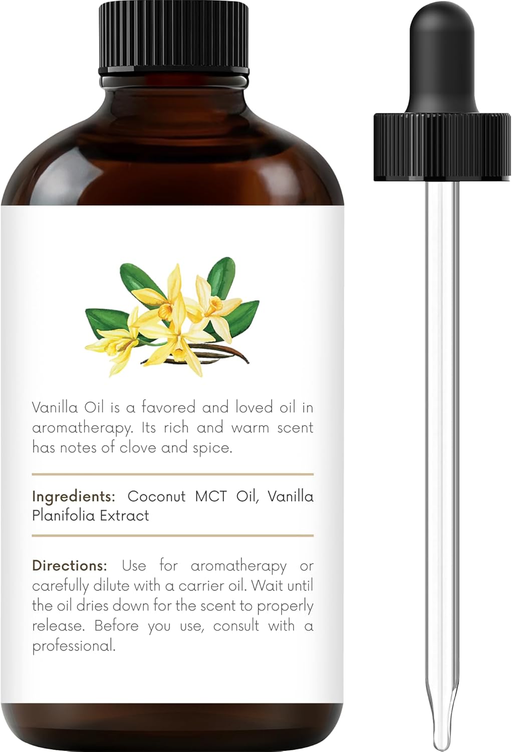 Handcraft Blends Vanilla Essential Oil – 1 Fl Oz – Pure and Natural Mix – Premium Grade Essential Oil for Diffuser and Aromatherapy, Skin, Massage, Candle and Soap Making Fragrance