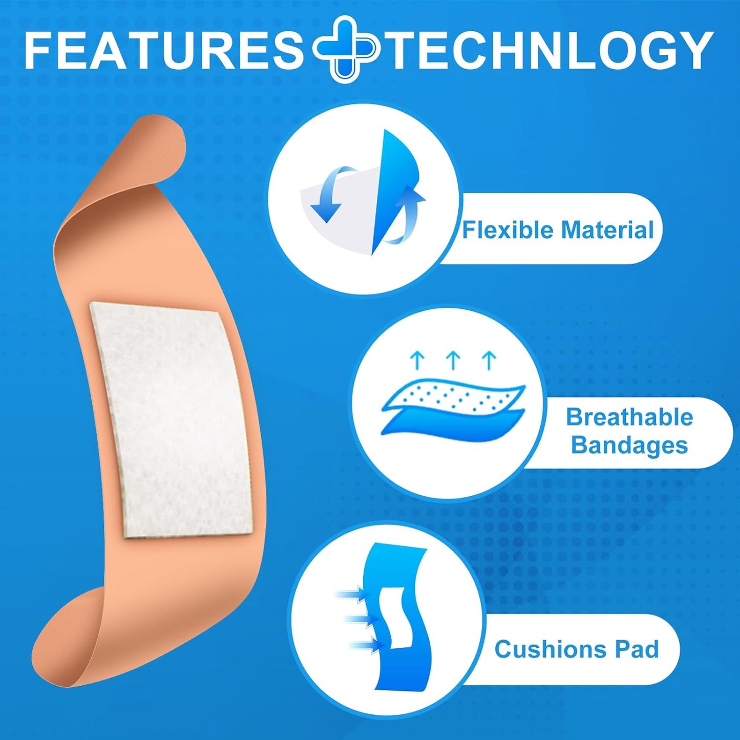 Bandages Variety Pack - 400 Pcs Assorted Bandages Bulk, Large Adhesive Fingertip Bandage, Waterproof Bandage Breathable for First Aid and Protect Wounds (10 Styles)