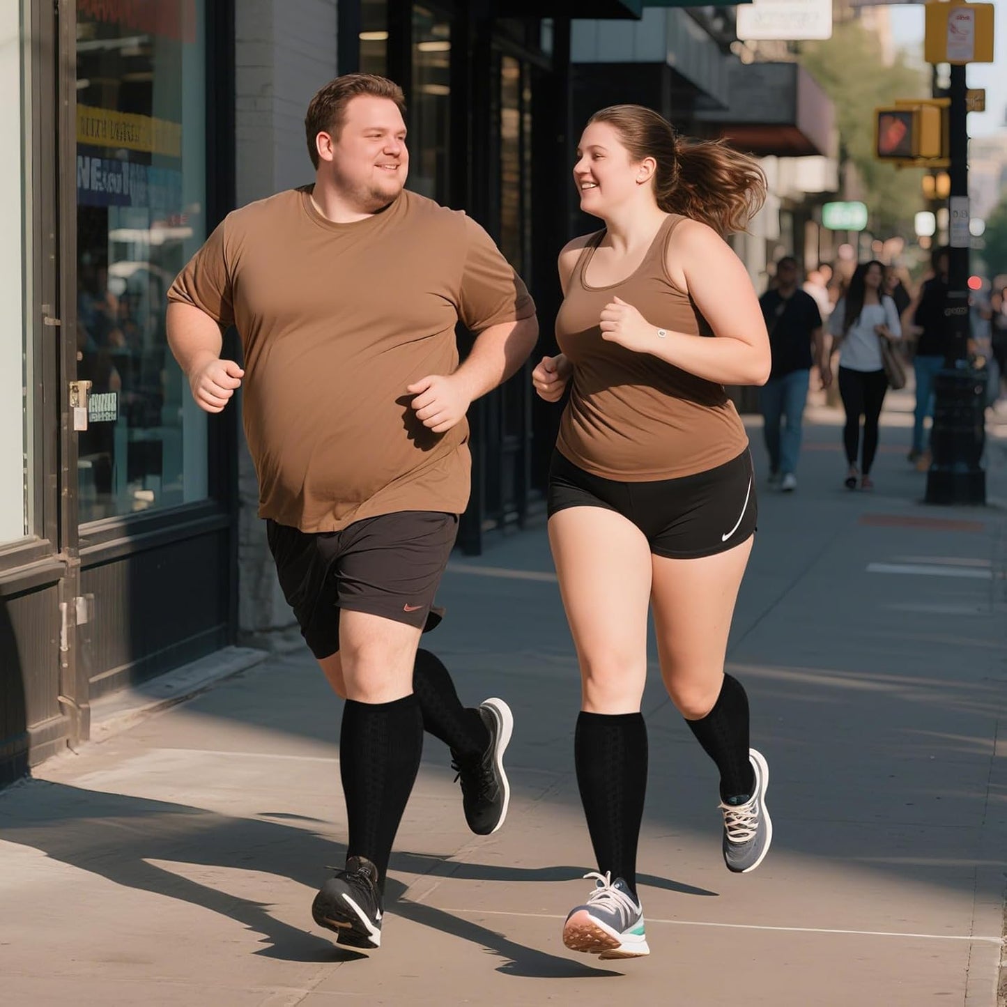 30-40mmHg Medical Graduated Compression Socks for Women&Men Circulation-Compression Stockings-Knee High Socks for Support,Hiking,Running