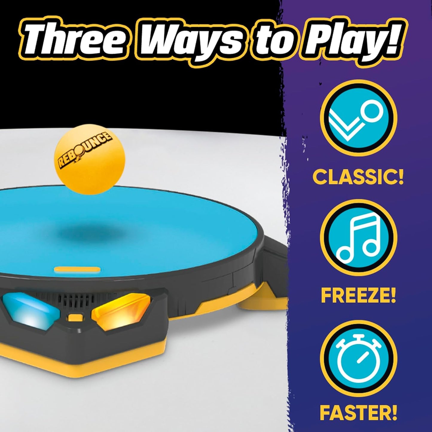 Rebounce Game | Indoor and Outdoor Electronic Action Game for Kids, Teens, and Adults | Ages 8+ | 2 to 6 Players | 10 Mins. | Family Travel Games | Kids