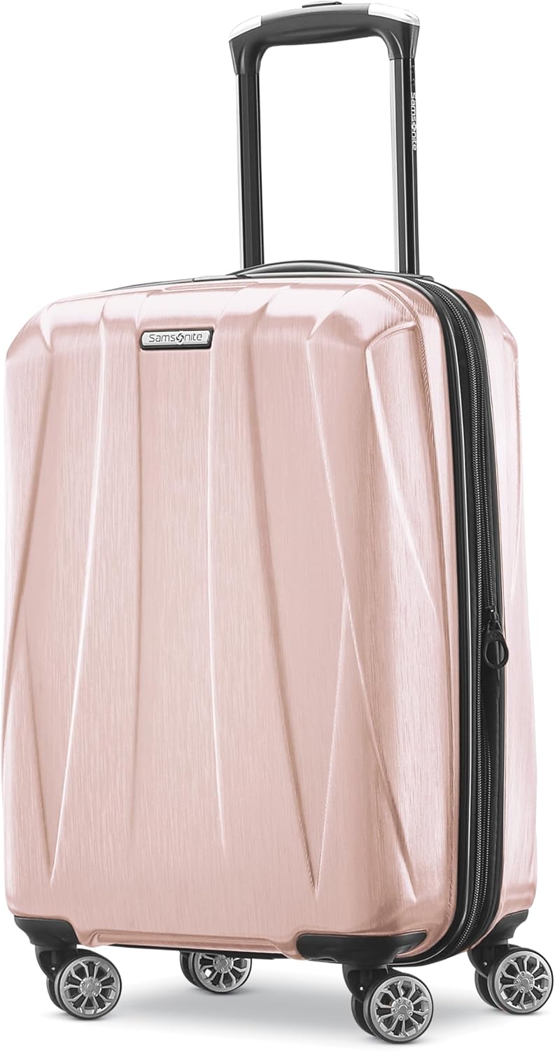 Samsonite Centric 2 Hardside Expandable Luggage with Spinner Wheels, Blossom Pink, 2-Piece Set (20/24)