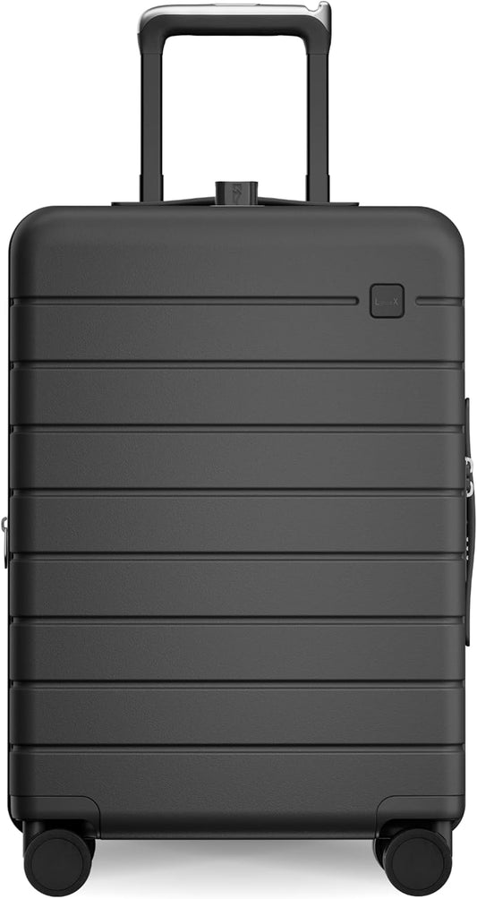 LUGGEX Carry On Luggage HUP3, Accelerate Access with DiHook, Handy Pouch, 20 inch Expandable Hard Shell Suitcases with Spinner Wheels (HX-Core)
