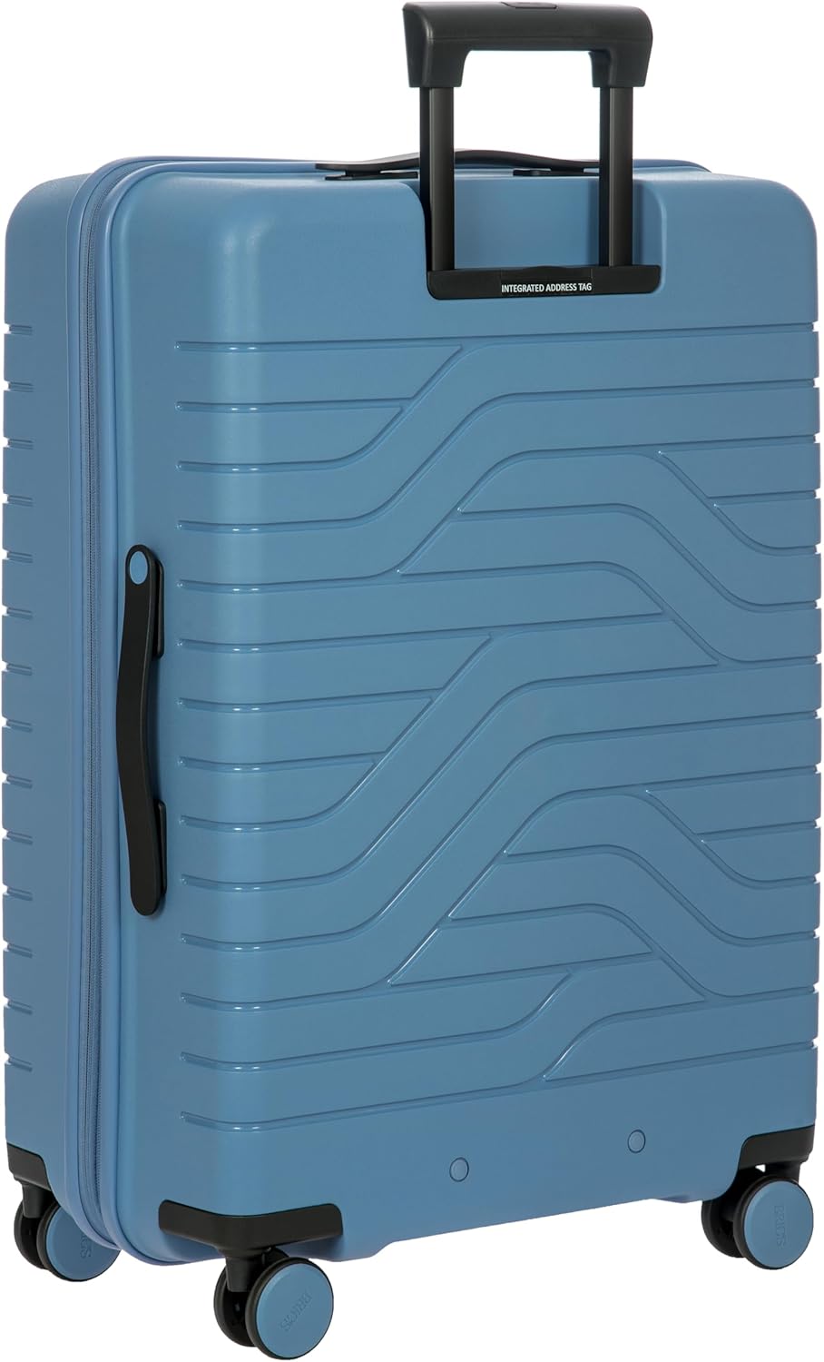 Bric's B|Y Ulisse Spinner Suitcase, Expandable Hard Shell Luggage with TSA Lock and Smooth 360° Wheels 28" – Grey Blue