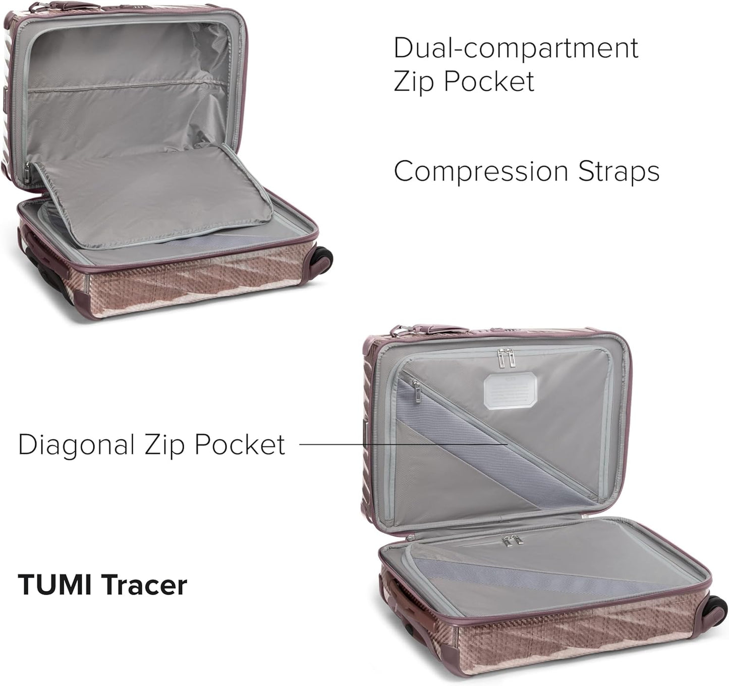 Tumi 19 Degree Lite International Carry-On, Blush, One Size