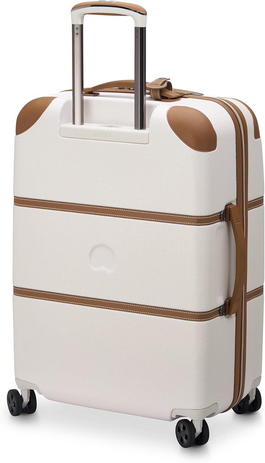 DELSEY PARIS Chatelet Air 2.0 Hardside Luggage with Spinner Wheels, Angora, 2 Piece Set, (20/Backpack)