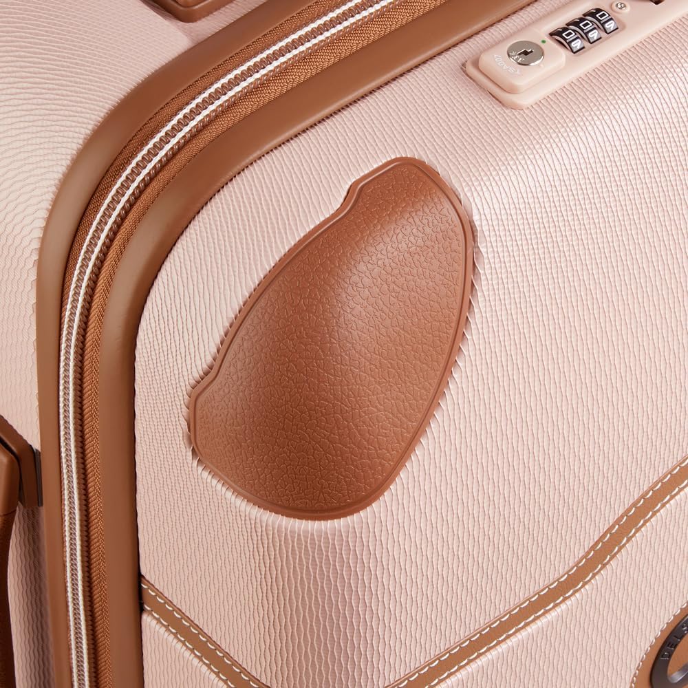 DELSEY PARIS Chatelet Air 2.0 Hardside Luggage with Spinner Wheels, Blush Pink, Carry on 20 Inch
