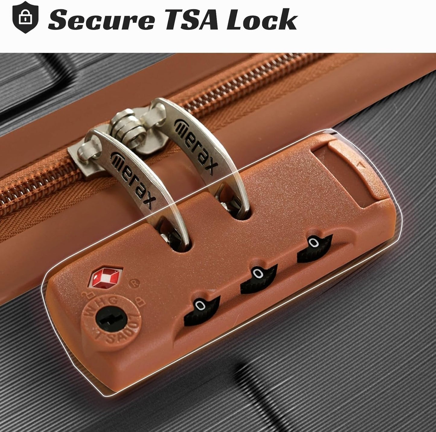 Merax 20 Inch Carry On Luggage Airline Approved, Hardshell ABS Suitcase with Spinner Wheels, TSA Lock, Lightweight Travel Luggage for Business Trips & Weekend Getaways