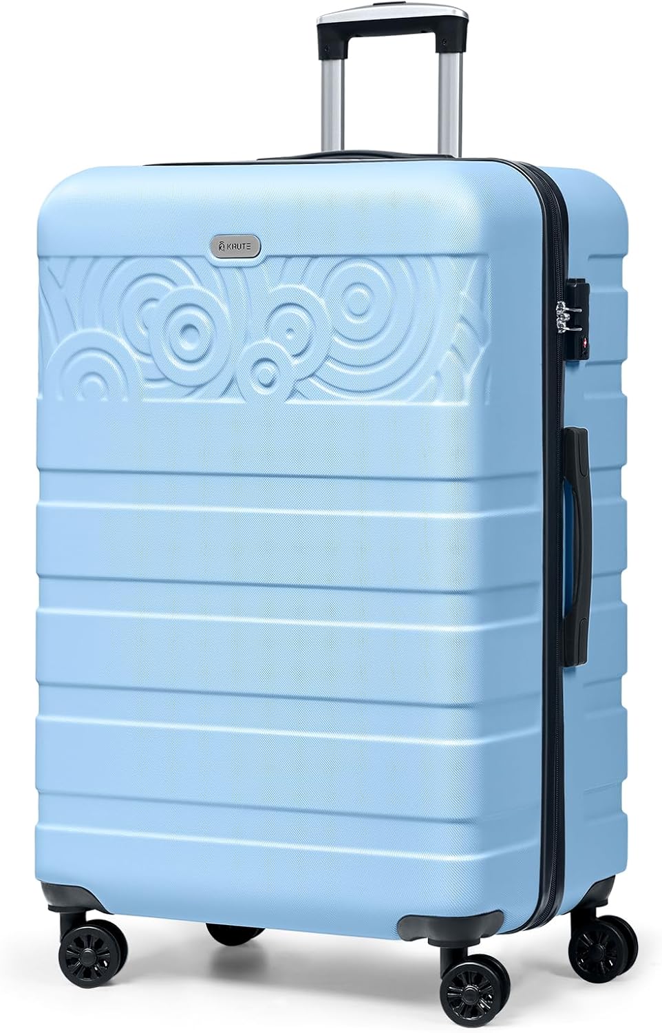 Krute Luggage 28 Inch Suitcase With Wheels Large Suitcases Lightweight Hard Shell PC ABS TSA Lock Checked Luggages