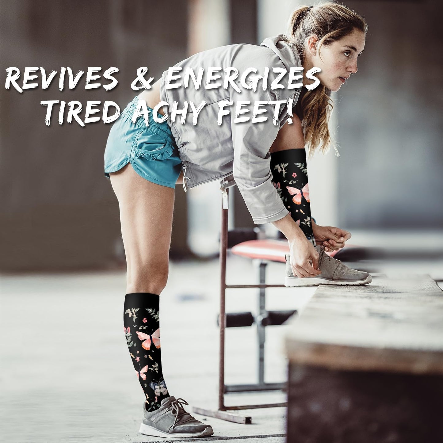 Copper Compression Socks for Women and Men(6 Pairs)-Best Support for Running, Athletic, Nursing, Travel