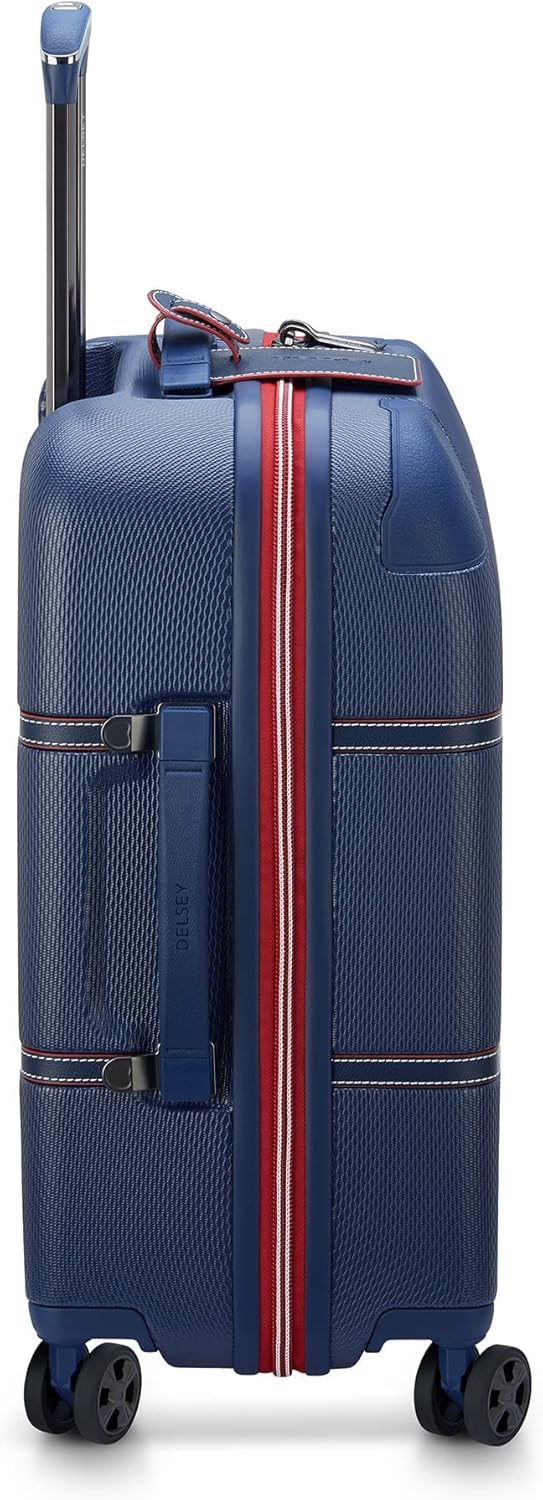 DELSEY PARIS Chatelet Air 2.0 Hardside Luggage with Spinner Wheels, Navy, Carry on 20 Inch