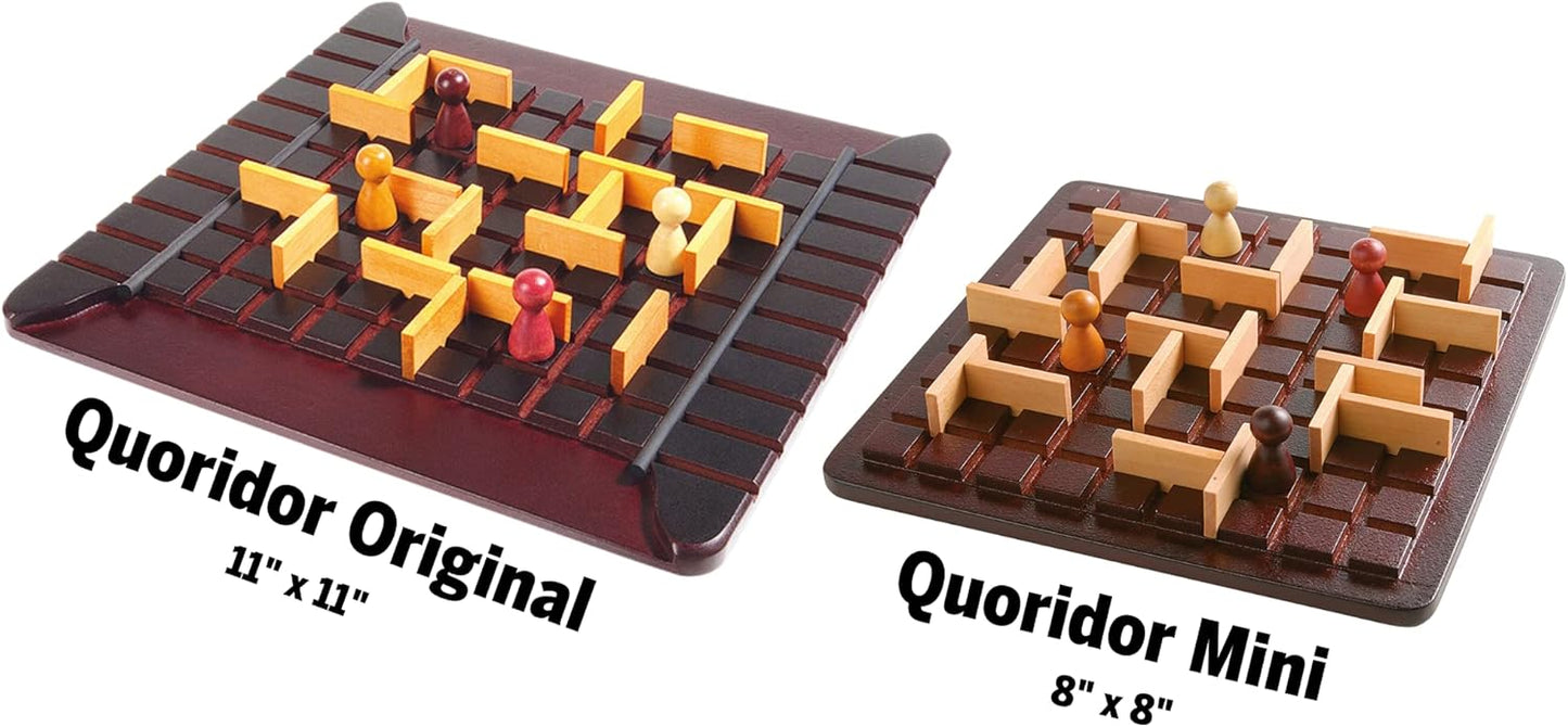 Quoridor Mini | Travel-Friendly Strategy Game for Families and Adults | Ages 8+ | 2 Players | 15 Minutes