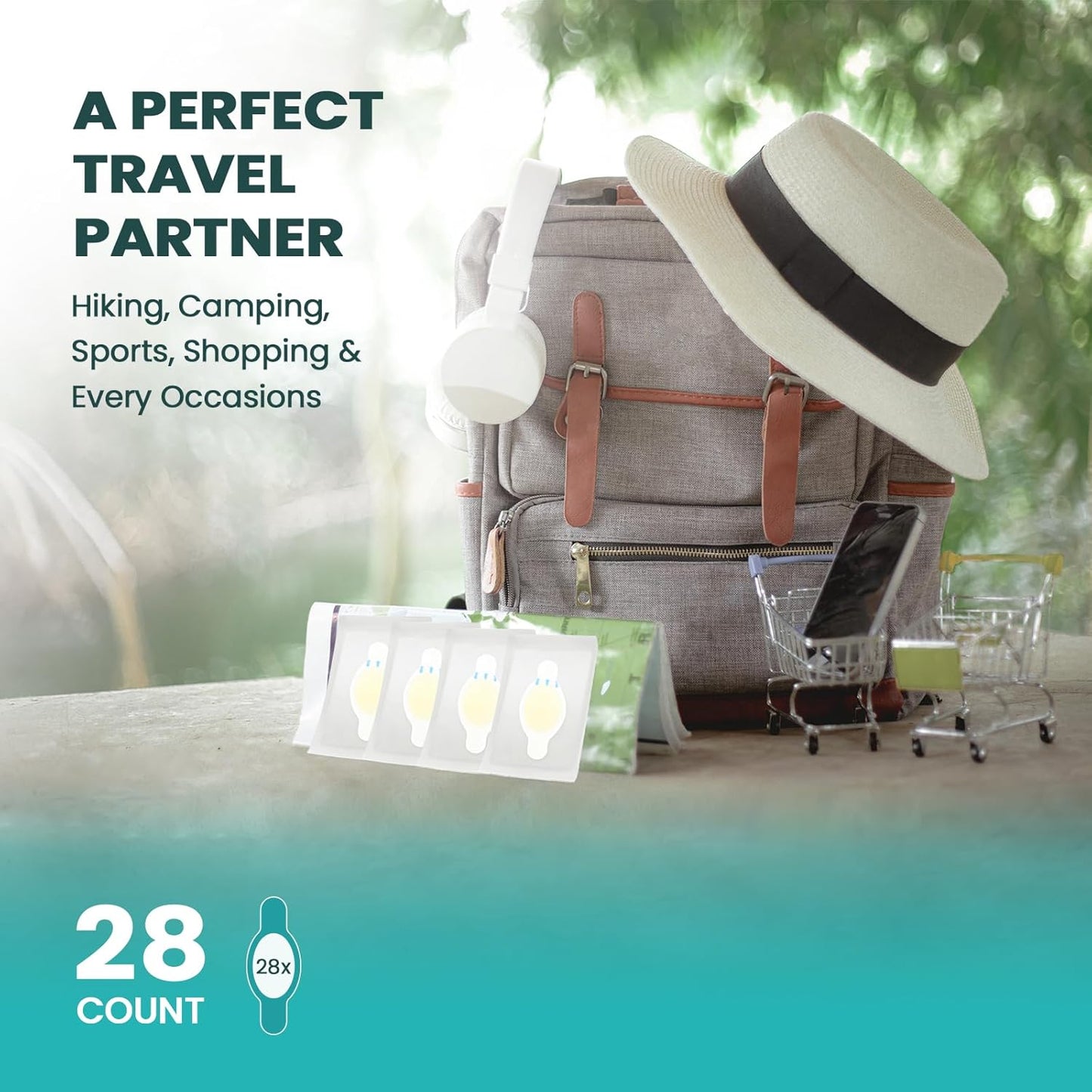 Blister Bandages Blister Pads - 28 ct Blister Cushions - Water Resistant Hydrocolloid Bandage for Foot, Toe, Heel - Gel Blister Bandages for Prevention & Recovery, Toe Pack