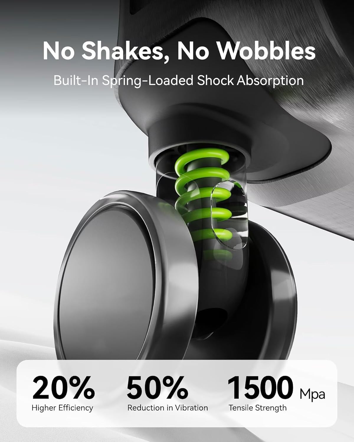 Carry On Luggage with Spinner Wheels, 8010S Aluminum Frame Zipperless Polycarbonate Hard Shell Suitcase (ZX-Core, Charcoal Metallic, 20 Inch)