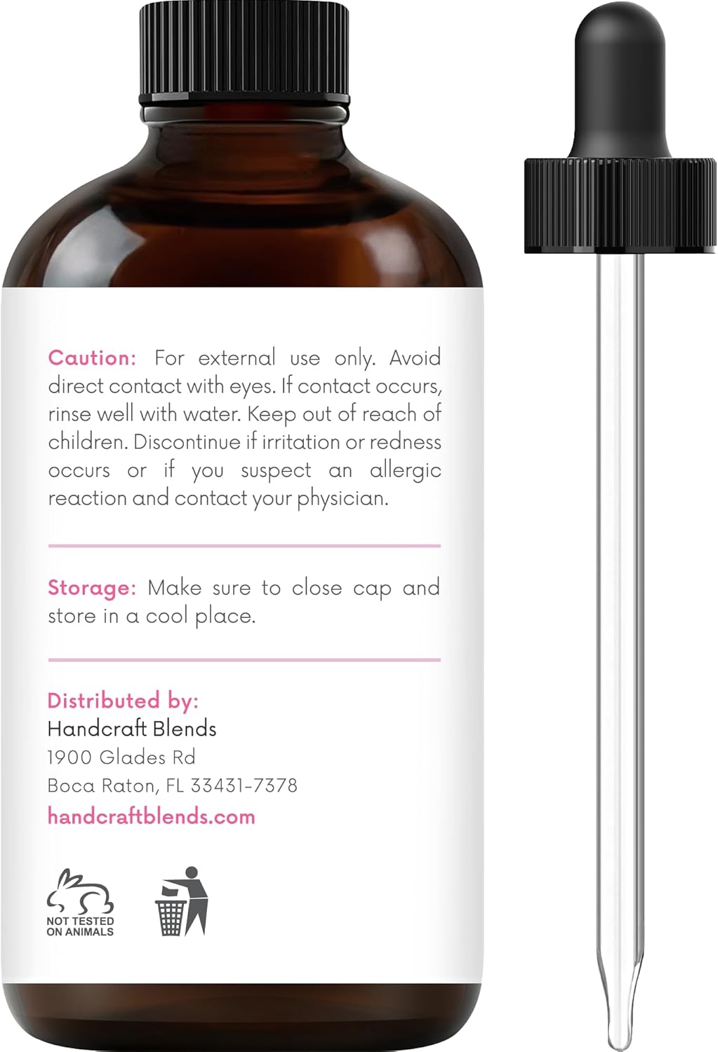 Handcraft Blends Geranium Essential Oil – 1 Fl Oz – 100% Pure and Natural – Premium Grade Essential Oil for Diffuser and Aromatherapy, Skin, Massage, Candle and Soap Making Fragrance