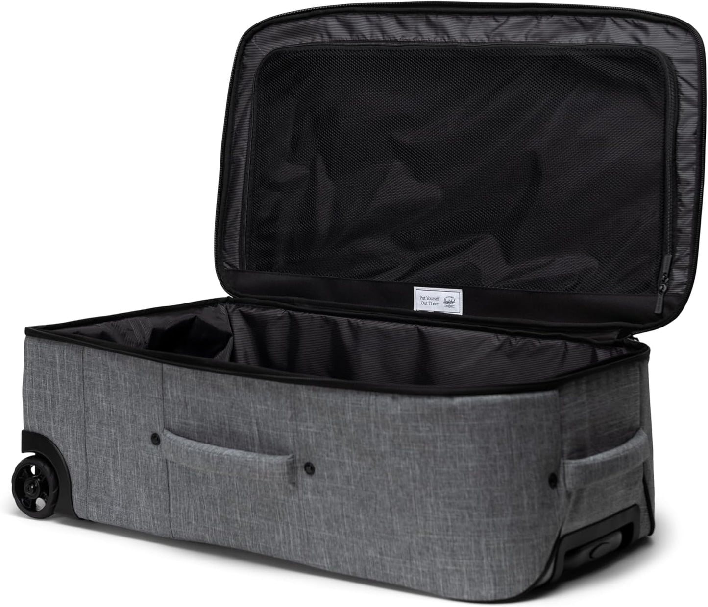 Herschel Supply Co. Heritage Softshell Luggage, Raven Crosshatch, Medium 92 L