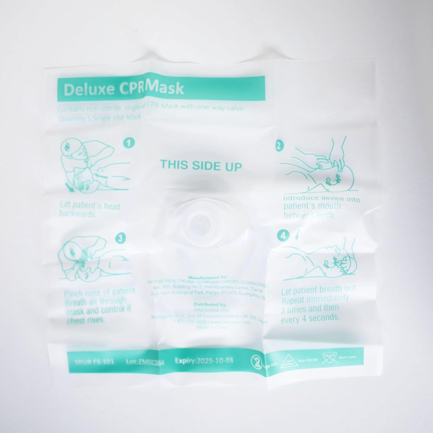 Compact Convenience Kit with Medical Grade Components That can Also Carry NARCAN Nasal Spray to Aid in an Emergency