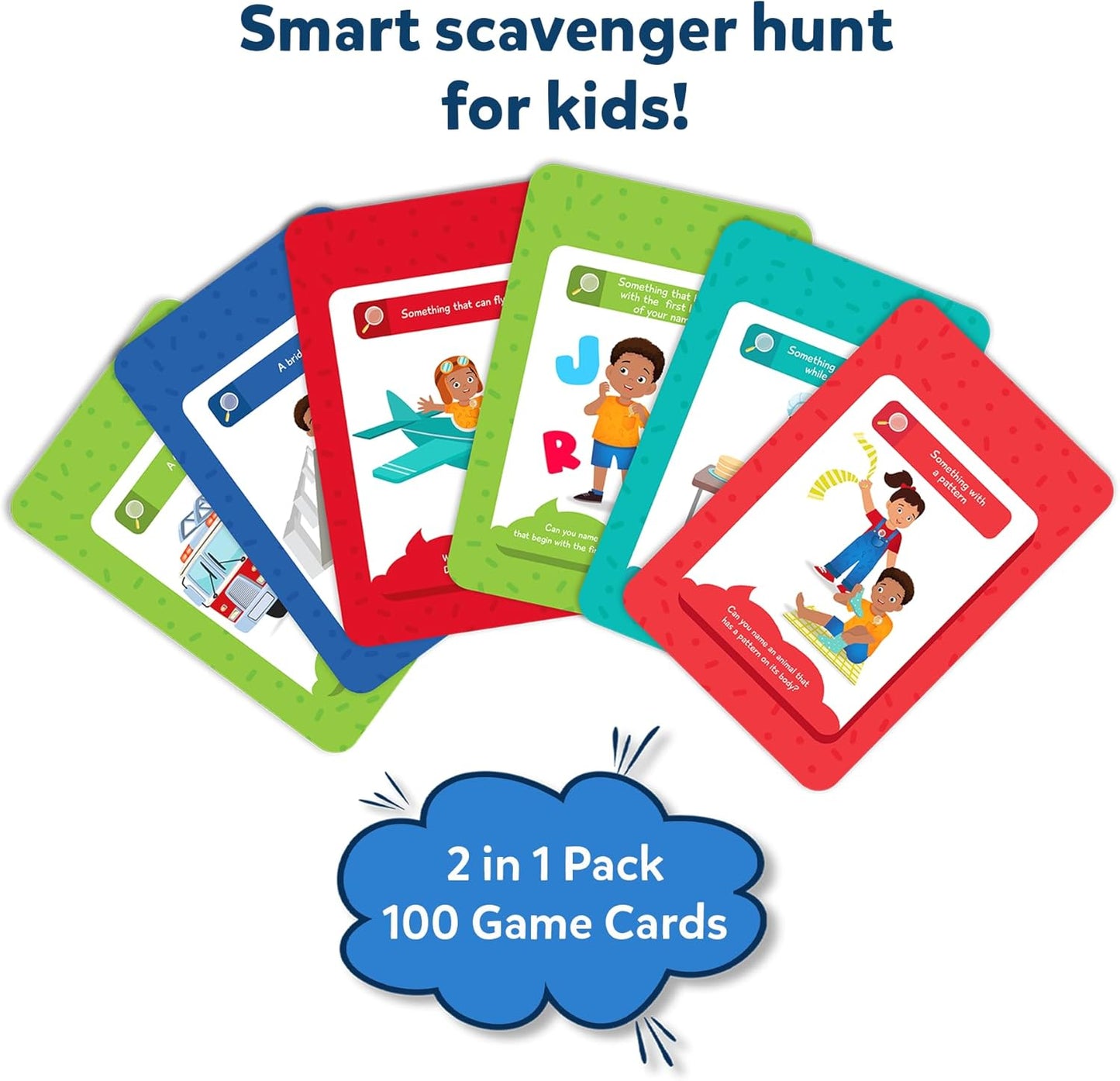 Skillmatics Indoor & Travel Scavenger Hunt Card Game - Found It, Learning Toys, Educational, Gifts for Kids, Boys, Girls and Families, for Ages 4, 5, 6, 7, Perfect for Home, School, Playdates