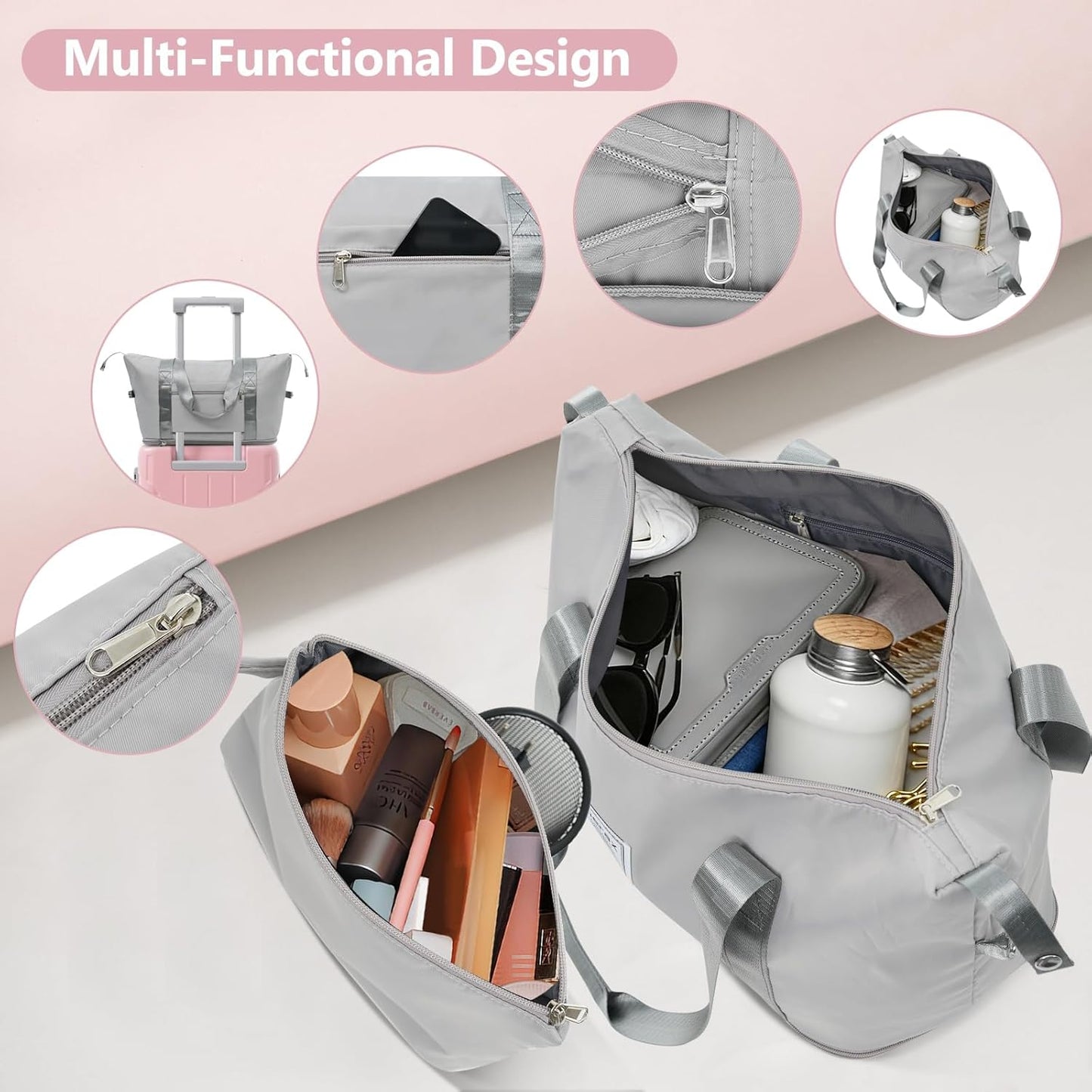 Merax Luggage Set 3 Piece, 20 Inch Carry on Spinner Suitcase with Corner Guards, Lightweight Durable, Airline Approved for Business or Weekend Travel