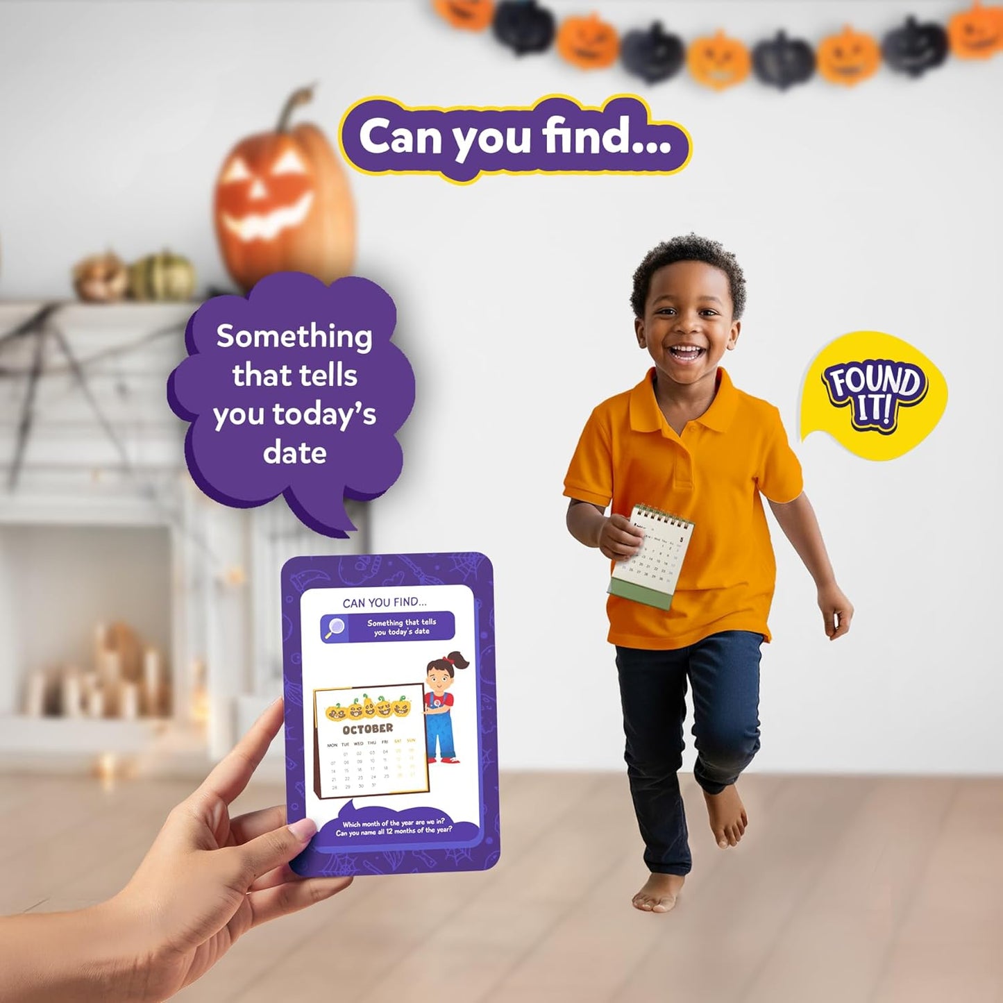 Skillmatics Card Game - Found It Halloween Scavenger Hunt, Educational Learning Toys, Perfect for Indoor or Outdoor Play, Classrooms, Party Games, Gifts for Kids and Families, for Ages 4, 5, 6, 7