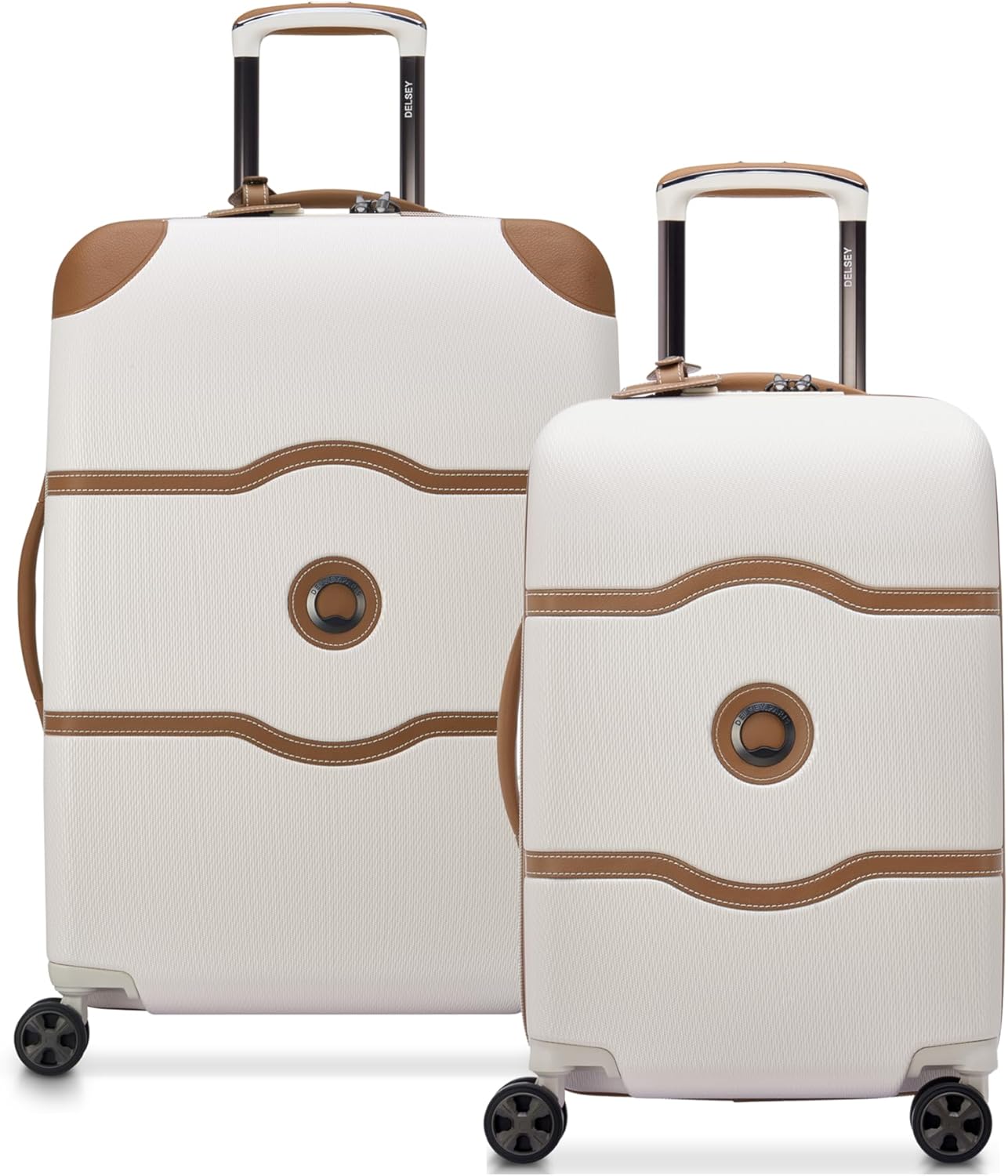 DELSEY PARIS Chatelet Air 2.0 Hardside Luggage with Spinner Wheels, Angora, 2 Piece Set (19/24)