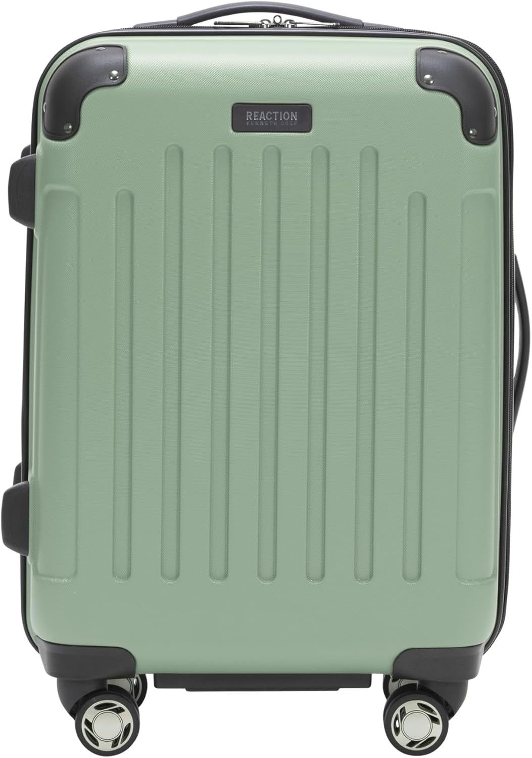 Kenneth Cole REACTION Renegade Luggage Expandable 8-Wheel Spinner Lightweight Hardside Suitcase, Seafoam, 20-Inch Carry On
