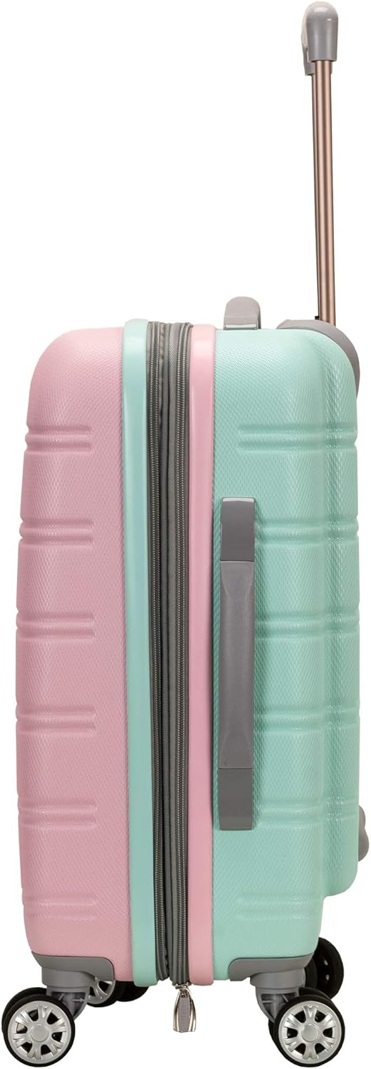 Rockland Melbourne Hardside Expandable Spinner Wheel Luggage, Mint, Carry-On 20-Inch
