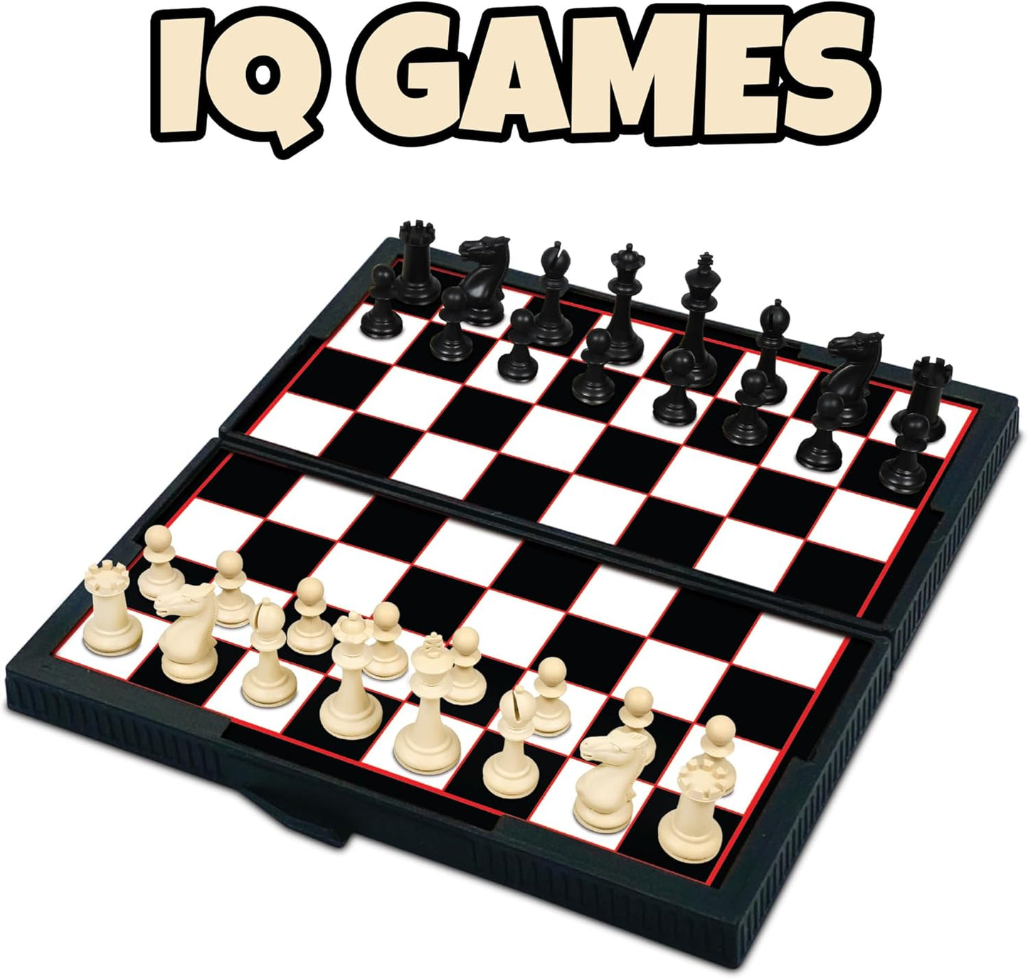 Gamie Magnetic Board Travel Games for Kids, Includes 12 Retro Fun Games - 5" Compact Design, Individually Boxed Travel Essentials for Kids Road Trip/Airplane/Camping, Stocking Stuffers for All Ages