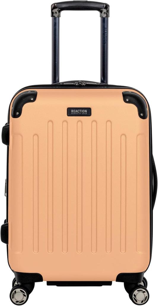 Kenneth Cole REACTION Renegade Luggage Expandable 8-Wheel Spinner Lightweight Hardside Suitcase, Dreamsicle, 20-Inch Carry On