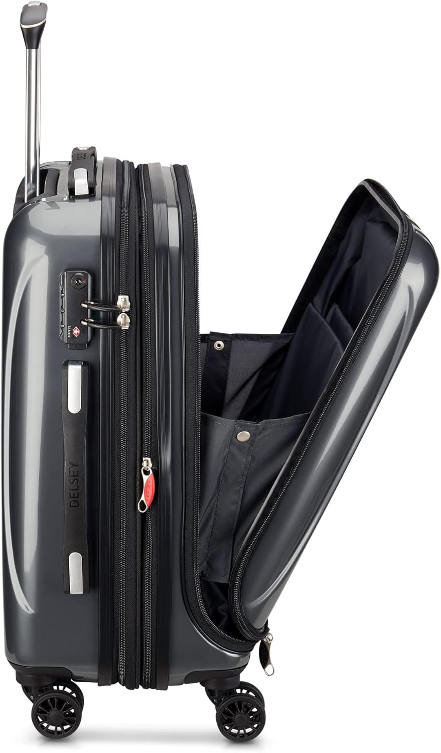 DELSEY PARIS Helium Aero Hardside Expandable Luggage with Spinner Wheels, Titanium, 2-Piece Set (19/24)