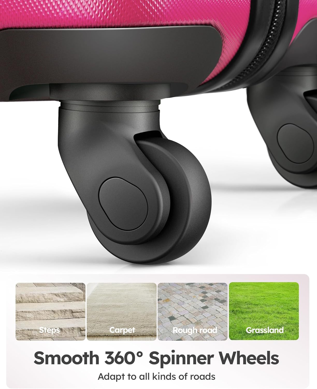 Suitour Luggage Sets 2 Piece with Spinner Wheels,Hard Shell 20 Carry on Suitcase and 28 inch Luggage with Spinner Wheels Suitcase Set with TSA Lock(20in/28in)