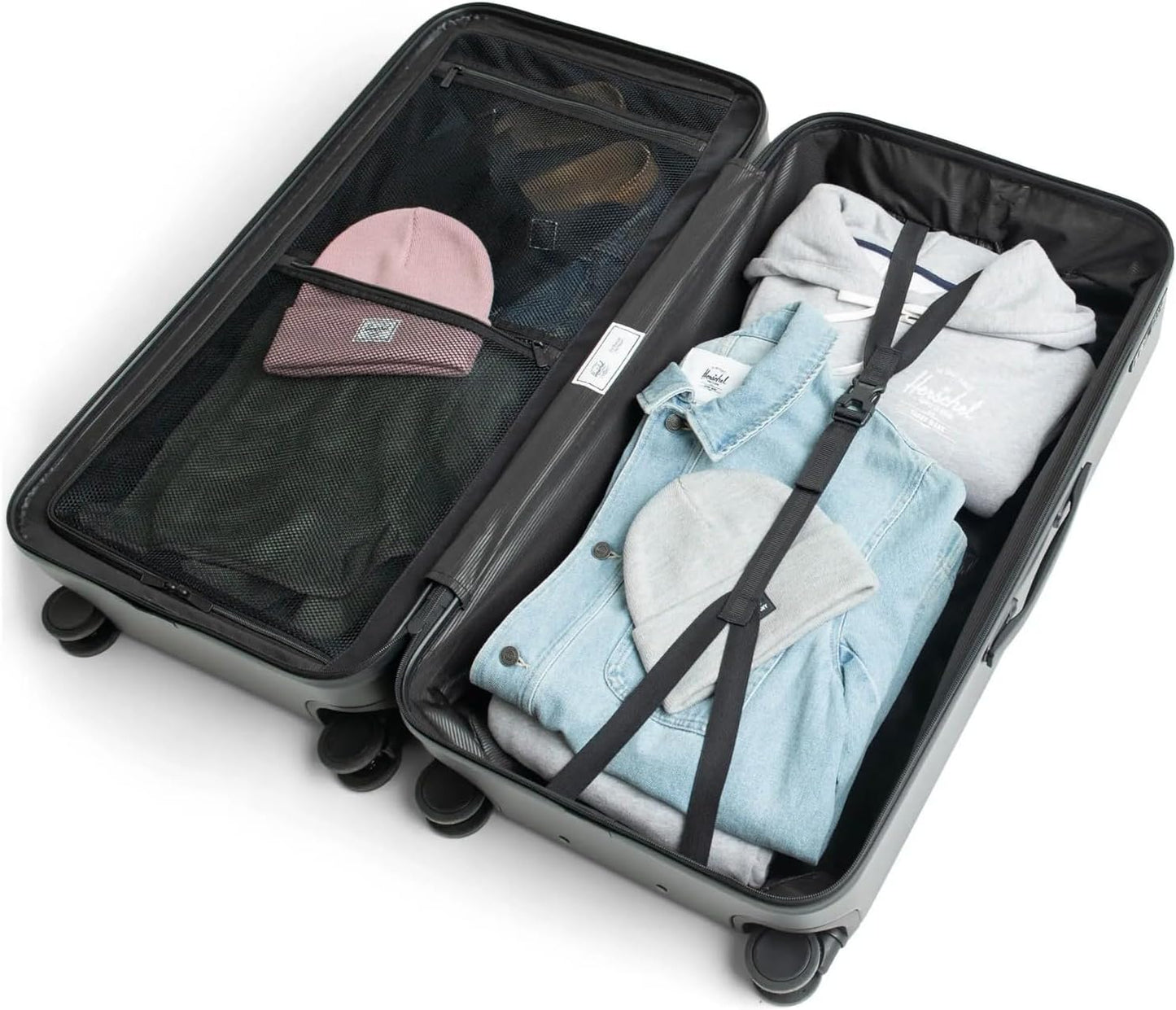 Herschel Supply Co. Unisex Heritage Hardshell Luggage, Ivy Green, Large - 32 Inch