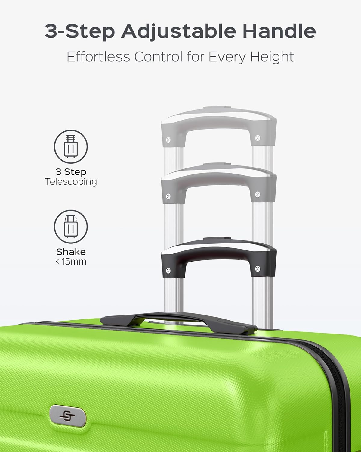 Suitour Luggage Sets 2 piece, Lightweight Luggage Set with Spinner Wheels, 19/27 inch Travel Suitcase Set