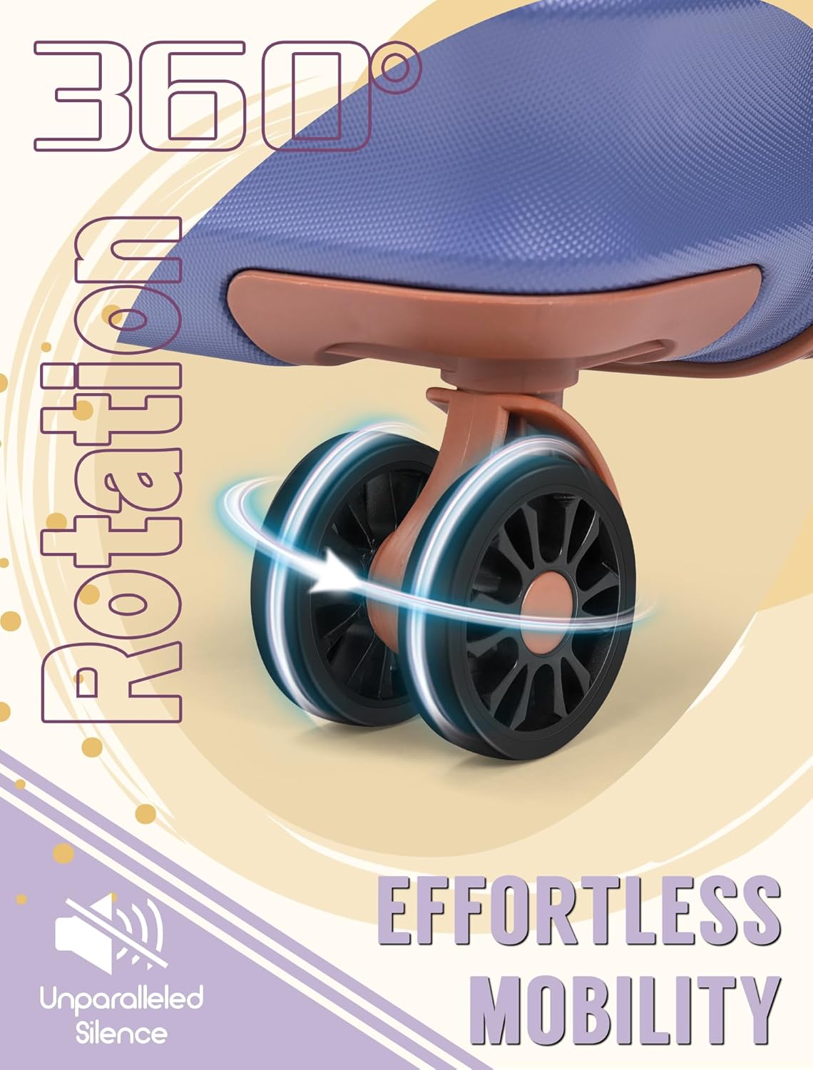 Luggage Sets 5 Piece, Suitcases with Wheels, Hardshell Suitcase Set, ABS Carry on Luggage Set with TSA Lock, Travel Luggage