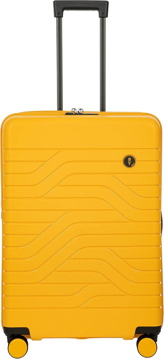 Bric's B|Y Ulisse Spinner Suitcase, Expandable Hard Shell Luggage with TSA Lock and Smooth 360° Wheels 28" – Mango
