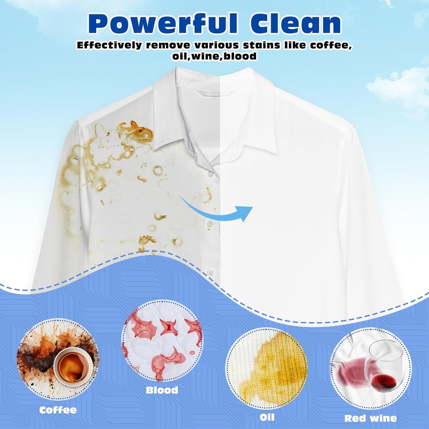 800 Loads Mega Pack Laundry Detergent Sheets, Eco-friendly Laundry Sheets, Powerful Cleaning, Suitable for Homes, Dorms, and Apartments- [Fragrance-Free]