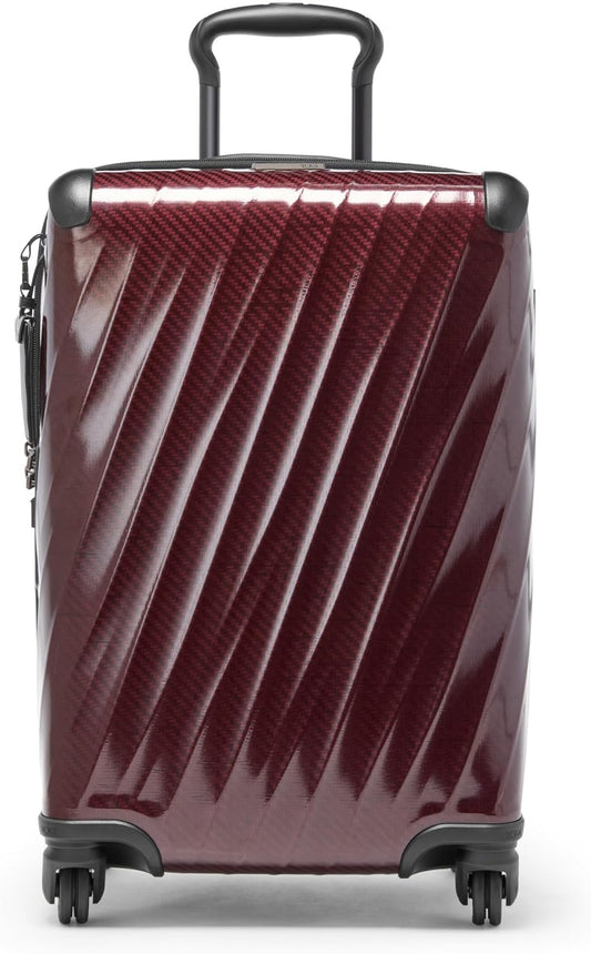 TUMI - 19 Degree Lite 4 Wheel Luggage - Lightweight and Highly Durable, Modern Contour, Hard Shell Men's and Women's Suitcase - 21.75" International Carry-On, Wine