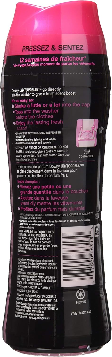 Downy Unstopables In-Wash Scent Booster Beads, SHIMMER ETINCELANT, 10 oz