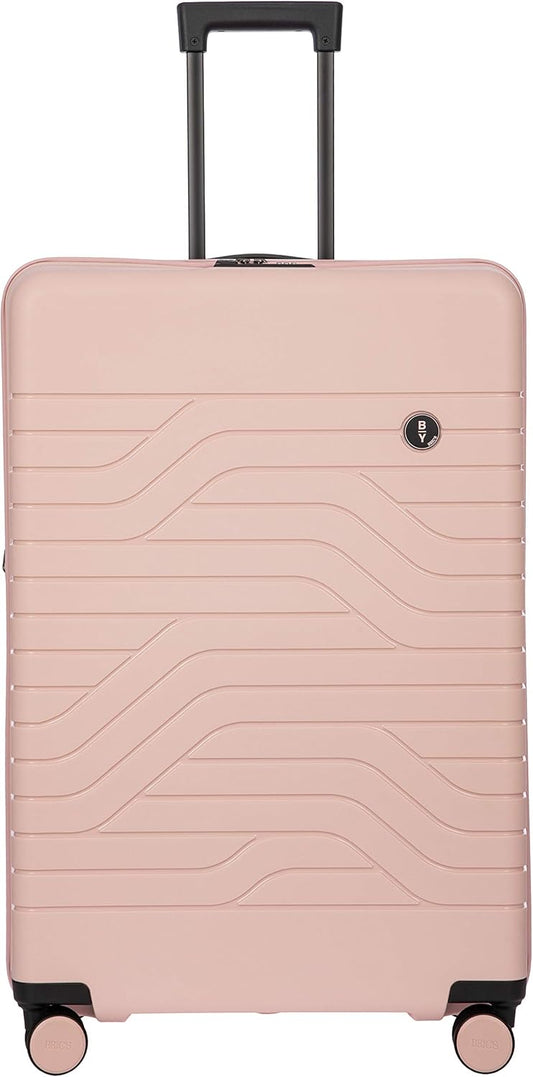 Bric's B|Y Ulisse Spinner Suitcase, Expandable Hard Shell Luggage with TSA Lock and Smooth 360° Wheels 30" – Pearl Pink
