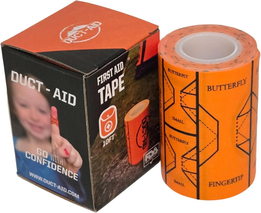 Compact First Aid Kit, Medical Grade Adhesive, Emergency Response Kit, 1 Pound (10 Feet of Medical Tape)