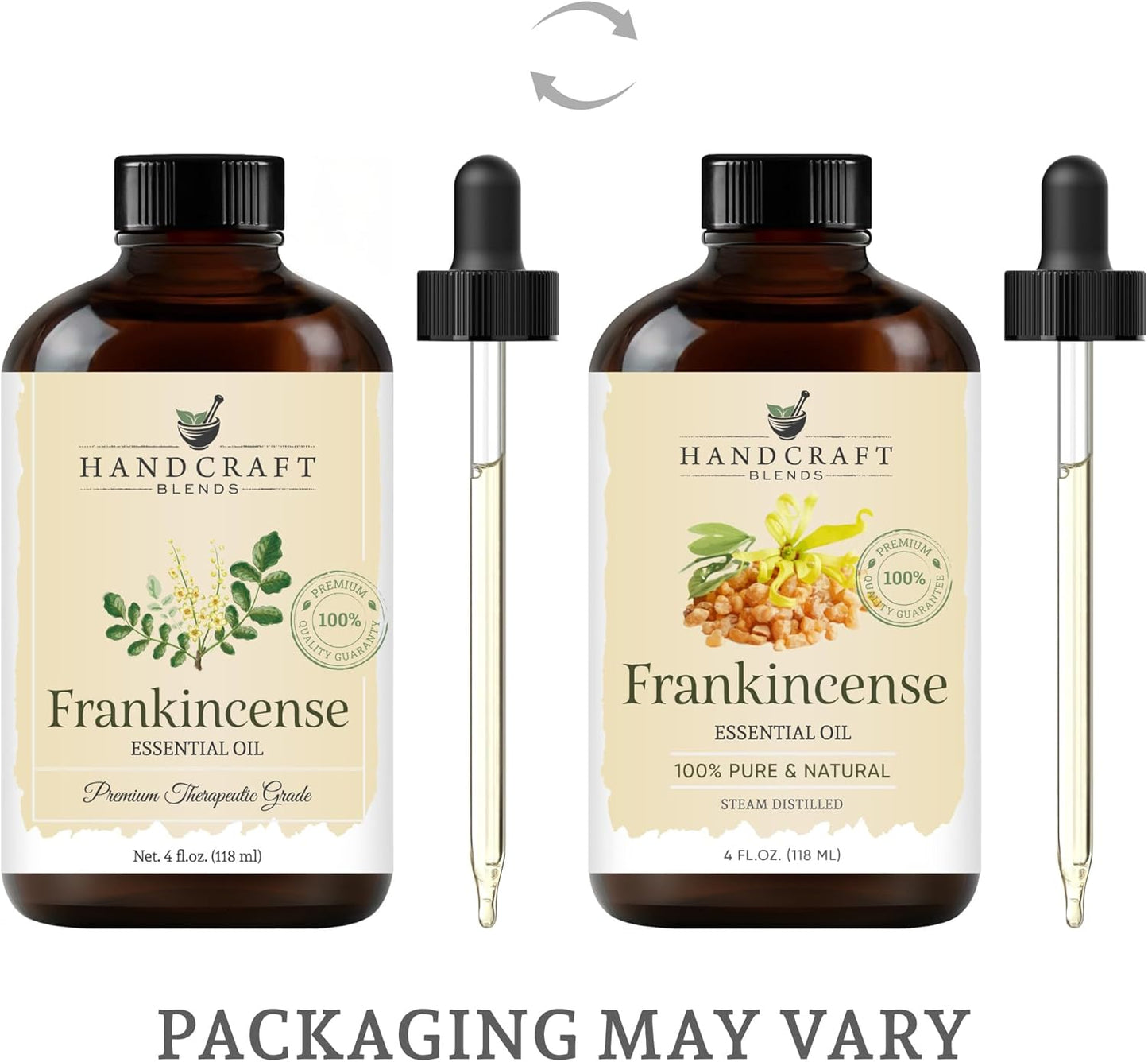 Handcraft Blends Frankincense Essential Oil – Huge 4 Fl Oz – 100% Pure and Natural – Premium Grade Essential Oil for Diffuser and Aromatherapy, Skin, Massage, Candle and Soap Making Fragrance