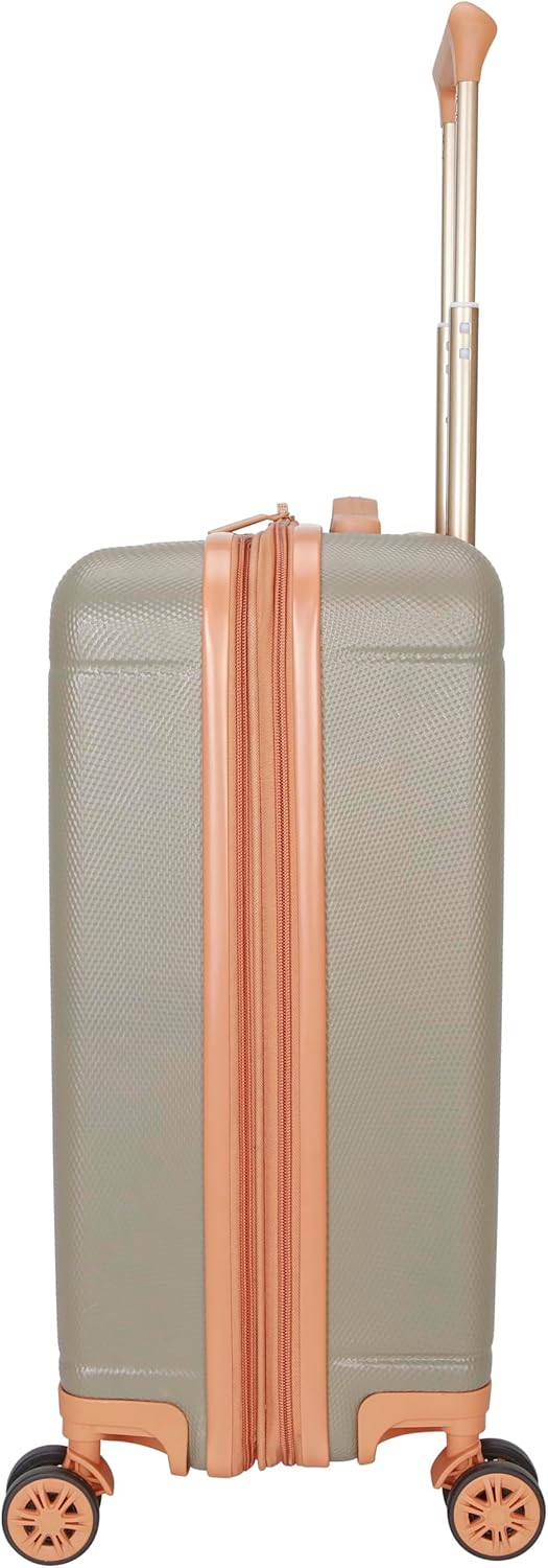 Dockers Hooper Hardside Expandable 8-Wheel Spinner Travel Carry On Luggage, 20-Inch, Timberwolf