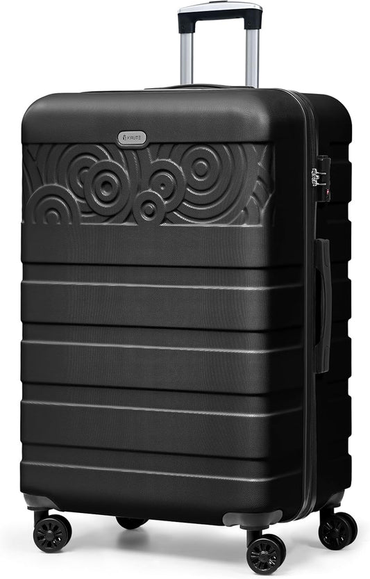 Krute Luggage 28 Inch Suitcase With Spinner Wheels Large Suitcases Lightweight Hard Shell PC ABS TSA Lock Checked Luggages